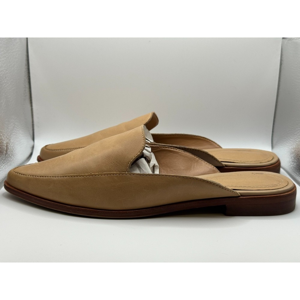 Gibson Latimer Tan Leather Pointed Toe Slip-On Mules Size 7